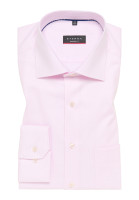 Eterna Hemd MODERN FIT STRUKTUR rosa mit Classic Kent Kragen in moderner Schnittform