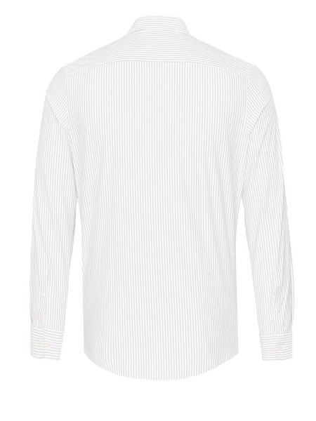 PURE Extra Slim Fit Hemd Grau Haifisch Jersey