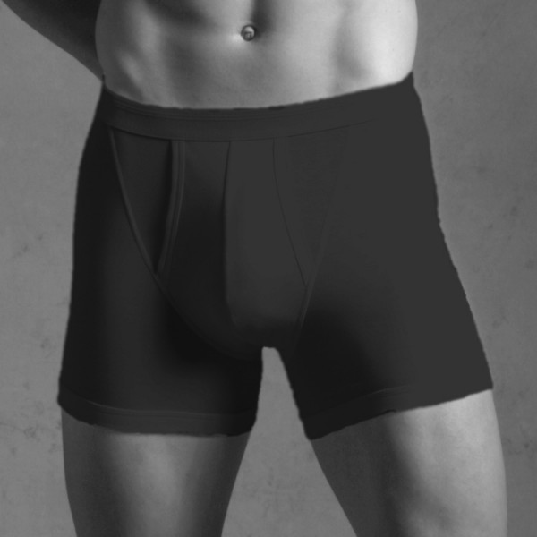 Novila &quot;NATURAL COMFORT&quot; zwart Boxershorts met fly