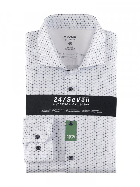 OLYMP No. Six 24/Seven super slim Jerseyhemd