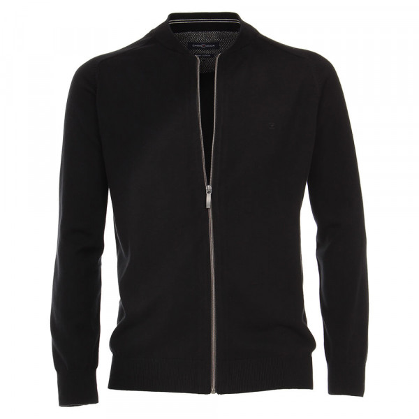 Cardigan CASAMODA noir en coupe classique