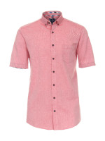 Redmond Hemd REGULAR FIT FEIN OXFORD rot mit Button Down Kragen in klassischer Schnittform