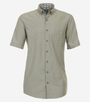 Redmond Hemd REGULAR FIT FEIN OXFORD grün mit Button Down Kragen in klassischer Schnittform