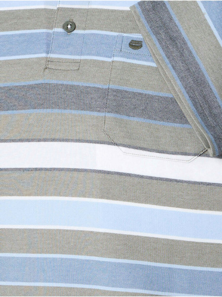 REDMOND Poloshirt Grau Natté - Ansicht 2