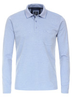 Redmond Poloshirt REGULAR FIT JERSEY hellblau mit Kent Kragen in klassischer Schnittform