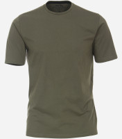 Redmond t-shirt REGULAR FIT JERSEY green with Round neck collar in classic cut