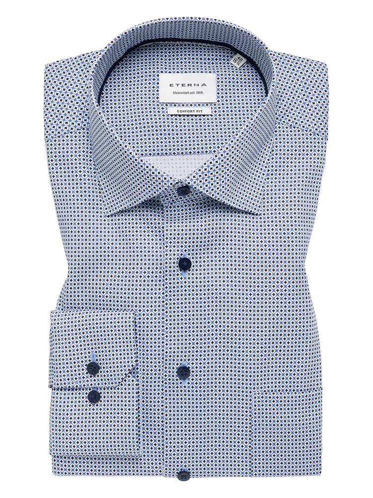 Chemise Homme Manches Longues - Imprimé Doré Décontracté - Léger Et Respirant - Look élégant Casual Ou Bureau