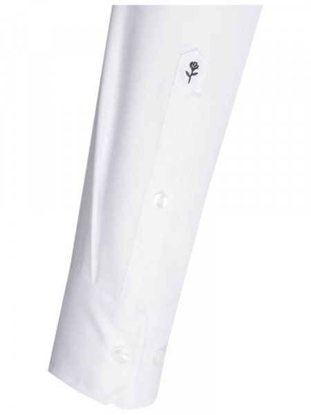 SEIDENSTICKER Slim Fit Hemd Weiß Haifisch Oxford - Ansicht 1