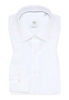 Eterna overhemd COMFORT FIT TWILL wit met Kentkraag in klassieke snit