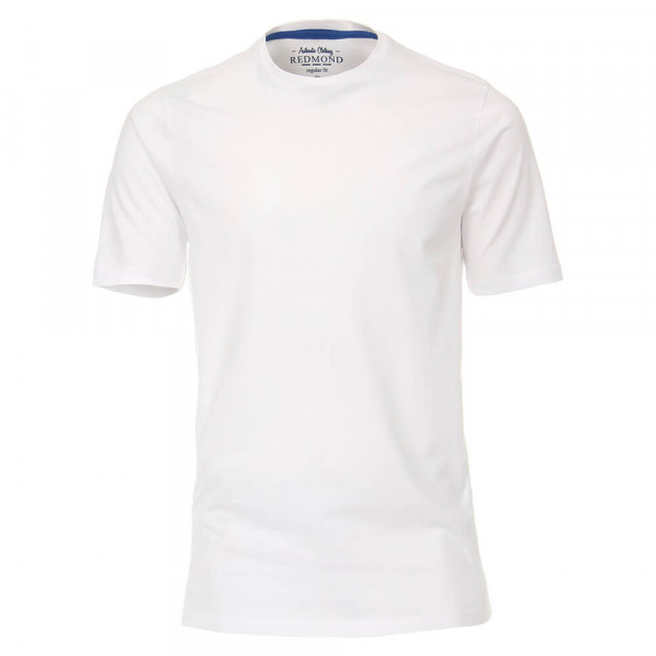 T-shirt Redmond blanc en coupe classique