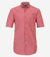 Redmond Hemd REGULAR FIT FEIN OXFORD rot mit Button Down Kragen in klassischer Schnittform