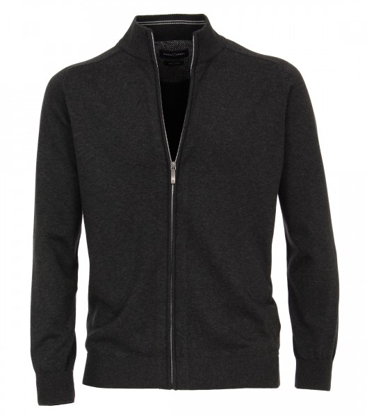 CASAMODA cardigan anthracite in classic cut