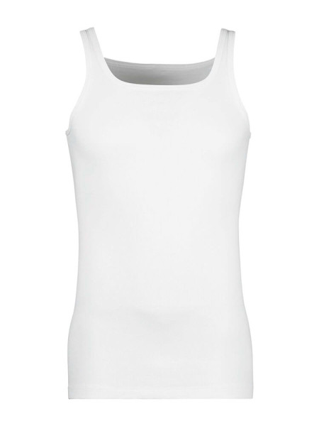 HUBER Regular Fit Weiß Feinripp - Ansicht 1