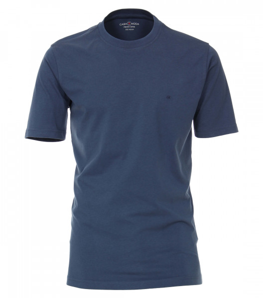 CASAMODA T-Shirt dunkelblau in klassischer Schnittform