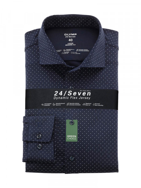 OLYMP Luxor 24/Seven modern fit jersey shirt