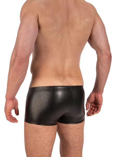 MANSTORE Regular Fit Schwarz Microfaser