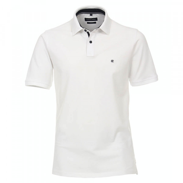 Polo CASAMODA blanc en coupe classique