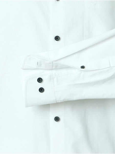 REDMOND Comfort Fit Hemd Weiß Button-Down Fein Oxford - Ansicht 2