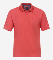 Redmond Poloshirt REGULAR FIT JERSEY rot mit Stehkragen Kragen in klassischer Schnittform