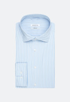 Seidensticker Hemd REGULAR FIT UNI STRETCH hellblau mit Kent Kragen in klassischer Schnittform