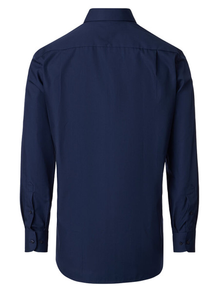 VENTI Comfort Fit Hemd Dunkelblau Kent Popeline