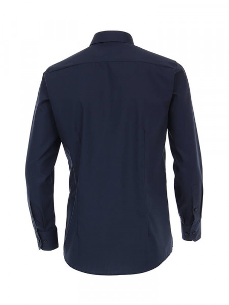 VENTI Regular Fit Hemd Marine Kent Popeline