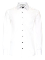 Redmond overhemd COMFORT FIT TWILL wit met Kent-kraag in klassieke snit
