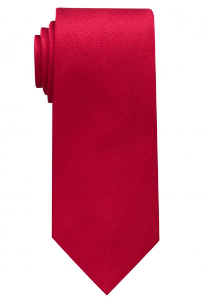Eterna Krawatte rot unifarben