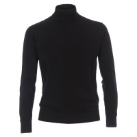Redmond Pullover schwarz in klassischer Schnittform