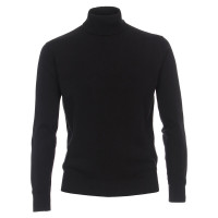 Pull Redmond noir en coupe classique